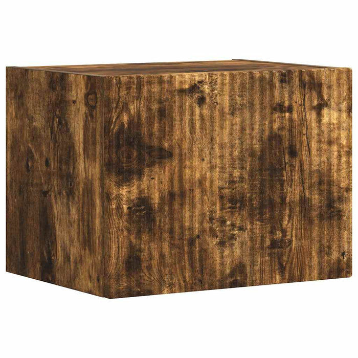 Dulap TV de perete Pe perete Stejar fumuriu 39 x 31 x 29,5 cm - WALTI WALTI