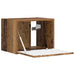 Dulap TV de perete Pe perete Stejar fumuriu 39 x 31 x 29,5 cm - WALTI WALTI