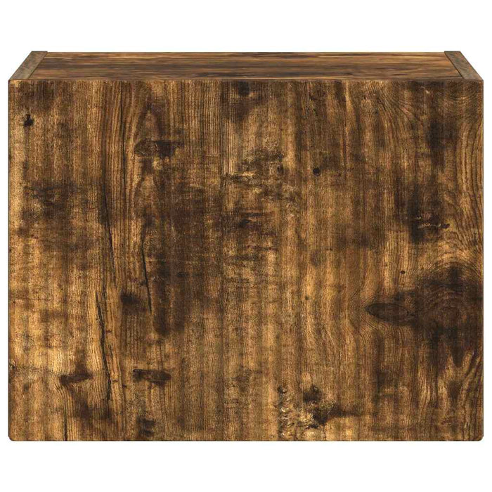 Dulap TV de perete Pe perete Stejar fumuriu 39 x 31 x 29,5 cm - WALTI WALTI