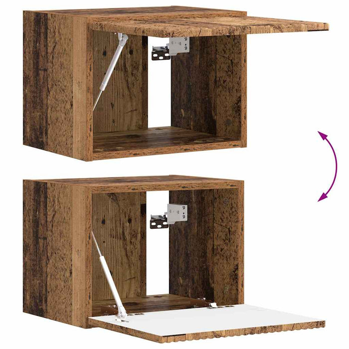 Dulap TV de perete Pe perete Stejar fumuriu 39 x 31 x 29,5 cm - WALTI WALTI