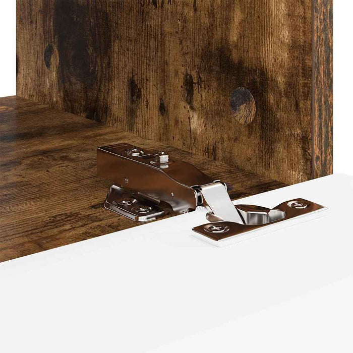 Dulap TV de perete 2 pcs Stejar fumuriu 39 x 31 x 29,5 cm - WALTI WALTI
