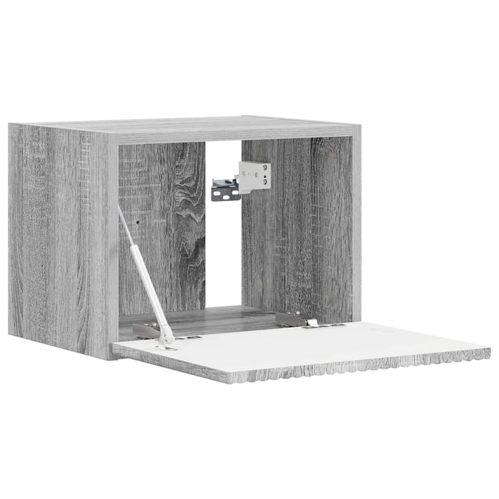 Dulap TV de perete Gri Sonoma 39 x 31 x 29,5 cm Lemn compozit - WALTI WALTI