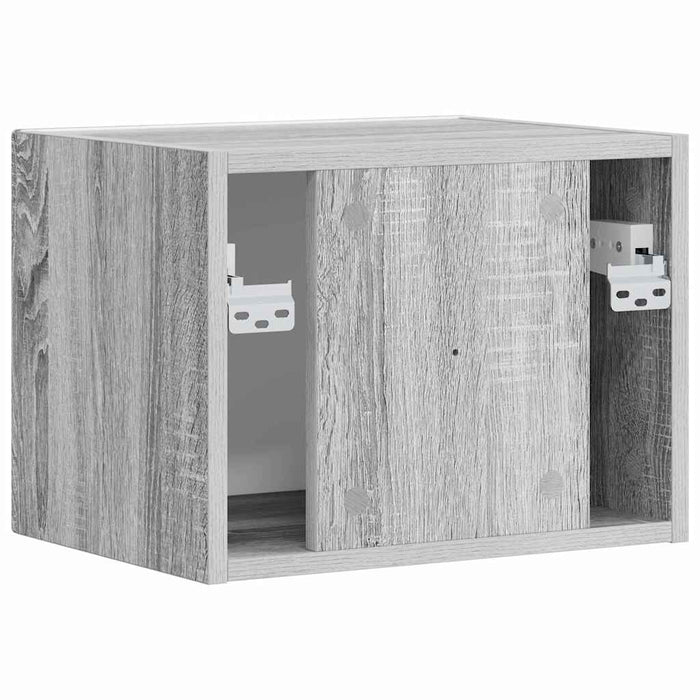 Dulap TV de perete Gri Sonoma 39 x 31 x 29,5 cm Lemn compozit - WALTI WALTI