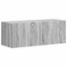 Dulap TV de perete Pe perete 2 pcs Gri Sonoma 39 x 31 x 29,5 cm - WALTI WALTI