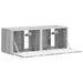 Dulap TV de perete Pe perete 2 pcs Gri Sonoma 39 x 31 x 29,5 cm - WALTI WALTI