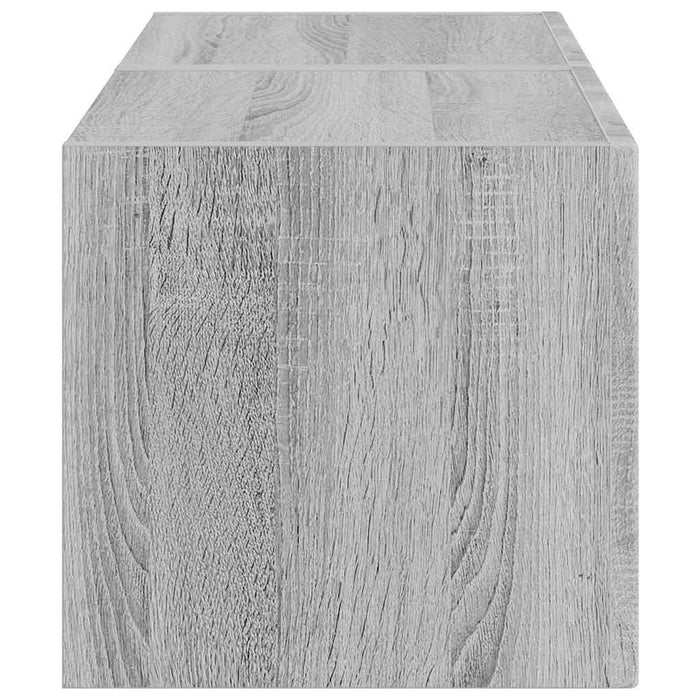 Dulap TV de perete Pe perete 2 pcs Gri Sonoma 39 x 31 x 29,5 cm - WALTI WALTI