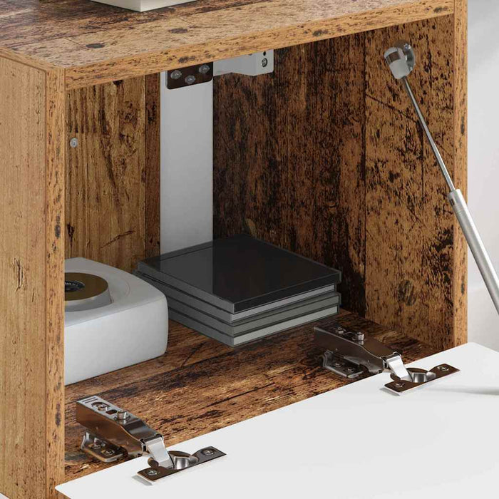Dulap TV de perete Lemn Vechi 39 x 31 x 29,5 cm Lemn compozit - WALTI WALTI