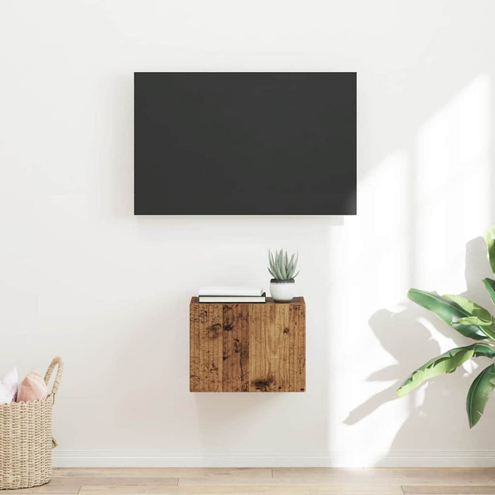 Dulap TV de perete Lemn Vechi 39 x 31 x 29,5 cm Lemn compozit - WALTI WALTI