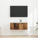 Dulap TV de perete Pe perete 2 pcs Lemn Vechi 39 x 31 x 29,5 cm - WALTI WALTI