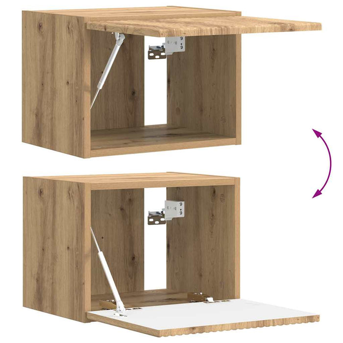 Dulap TV de perete Pe perete Stejar artizanal 39 x 31 x 29,5 cm - WALTI WALTI
