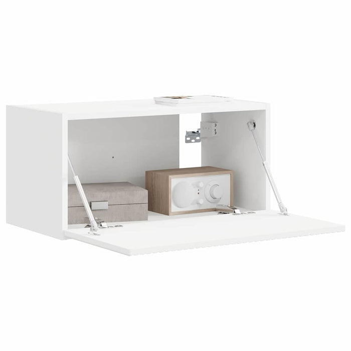 Dulap TV de perete Alb 60 x 31 x 29,5 cm Lemn compozit - WALTI WALTI