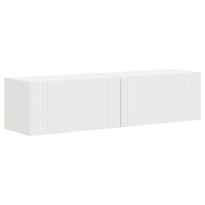 Dulap TV de perete 2 pcs Alb 60 x 31 x 29,5 cm Lemn compozit - WALTI WALTI