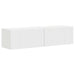 Dulap TV de perete 2 pcs Alb 60 x 31 x 29,5 cm Lemn compozit - WALTI WALTI