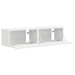 Dulap TV de perete 2 pcs Alb 60 x 31 x 29,5 cm Lemn compozit - WALTI WALTI
