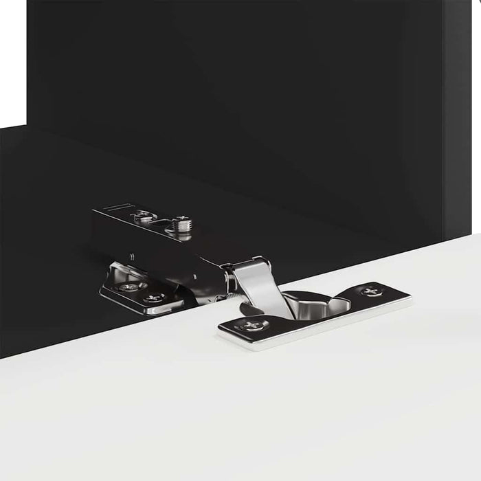 Dulap TV de perete 2 pcs Negru 60 x 31 x 29,5 cm Lemn compozit - WALTI WALTI