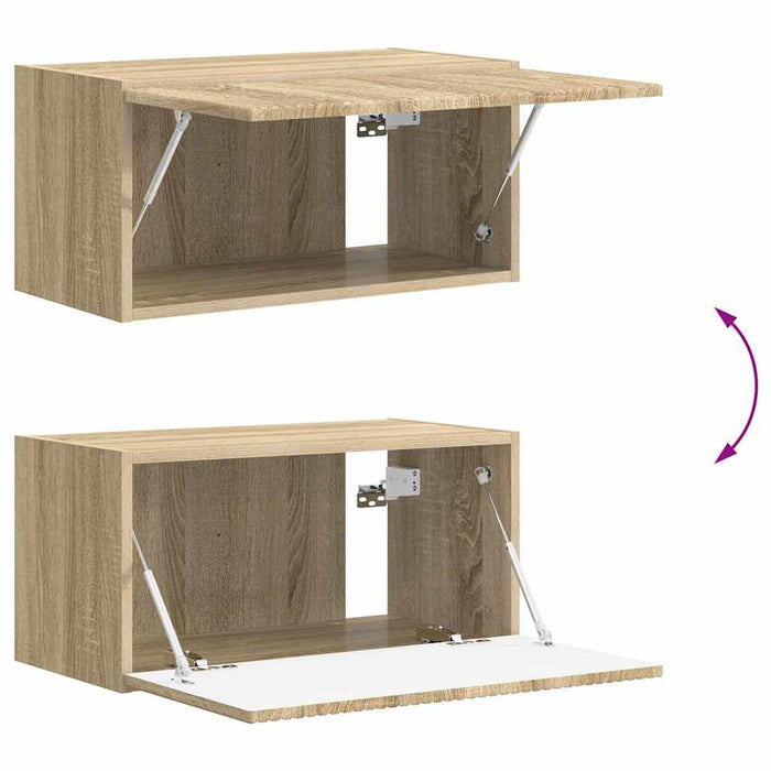 Dulap TV de perete Sonoma 60 x 31 x 29,5 cm Lemn compozit - WALTI WALTI