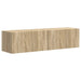 Dulap TV de perete 2 pcs Sonoma 60 x 31 x 29,5 cm Lemn compozit - WALTI WALTI