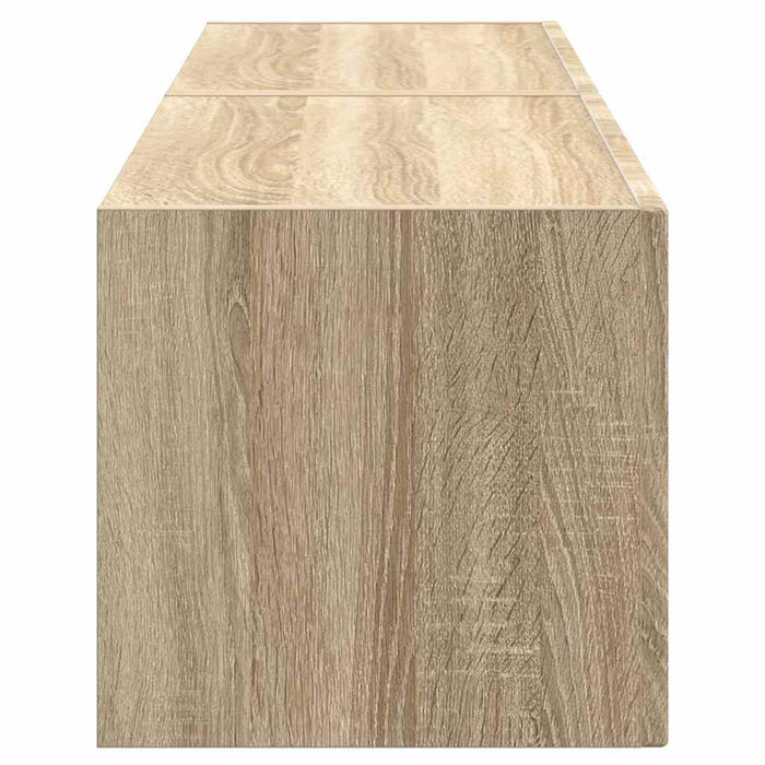 Dulap TV de perete 2 pcs Sonoma 60 x 31 x 29,5 cm Lemn compozit - WALTI WALTI