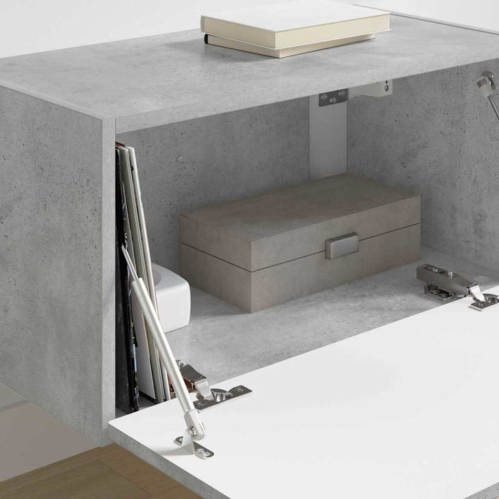Dulap TV de perete Beton 60 x 31 x 29,5 cm Lemn compozit - WALTI WALTI