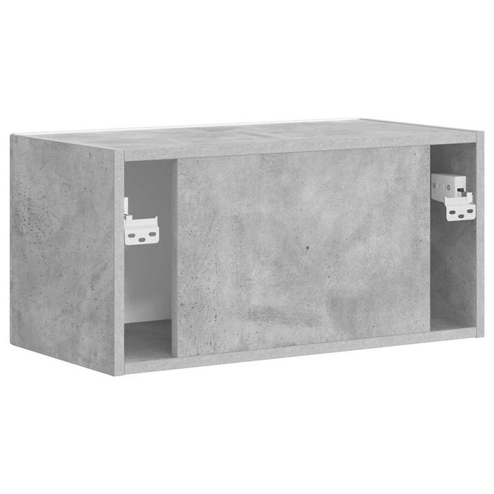 Dulap TV de perete Beton 60 x 31 x 29,5 cm Lemn compozit - WALTI WALTI