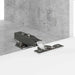 Dulap TV de perete 2 pcs Beton 60 x 31 x 29,5 cm Lemn compozit - WALTI WALTI