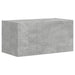 Dulap TV de perete 2 pcs Beton 60 x 31 x 29,5 cm Lemn compozit - WALTI WALTI