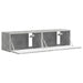 Dulap TV de perete 2 pcs Beton 60 x 31 x 29,5 cm Lemn compozit - WALTI WALTI