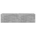 Dulap TV de perete 2 pcs Beton 60 x 31 x 29,5 cm Lemn compozit - WALTI WALTI