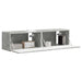Dulap TV de perete 2 pcs Beton 60 x 31 x 29,5 cm Lemn compozit - WALTI WALTI