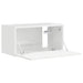 Dulap TV de perete Alb Lucios 60 x 31 x 29,5 cm Lemn compozit - WALTI WALTI