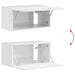 Dulap TV de perete Alb Lucios 60 x 31 x 29,5 cm Lemn compozit - WALTI WALTI