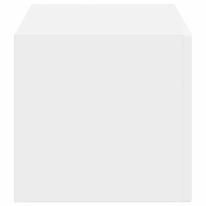Dulap TV de perete Alb Lucios 60 x 31 x 29,5 cm Lemn compozit - WALTI WALTI