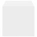 Dulap TV de perete Alb Lucios 60 x 31 x 29,5 cm Lemn compozit - WALTI WALTI