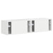 Dulap TV de perete Pe perete 2 pcs Alb Lucios 60 x 31 x 29,5 cm - WALTI WALTI