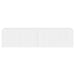 Dulap TV de perete Pe perete 2 pcs Alb Lucios 60 x 31 x 29,5 cm - WALTI WALTI