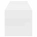 Dulap TV de perete Pe perete 2 pcs Alb Lucios 60 x 31 x 29,5 cm - WALTI WALTI