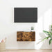 Dulap TV de perete Pe perete Stejar fumuriu 60 x 31 x 29,5 cm - WALTI WALTI