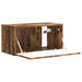 Dulap TV de perete Pe perete Stejar fumuriu 60 x 31 x 29,5 cm - WALTI WALTI