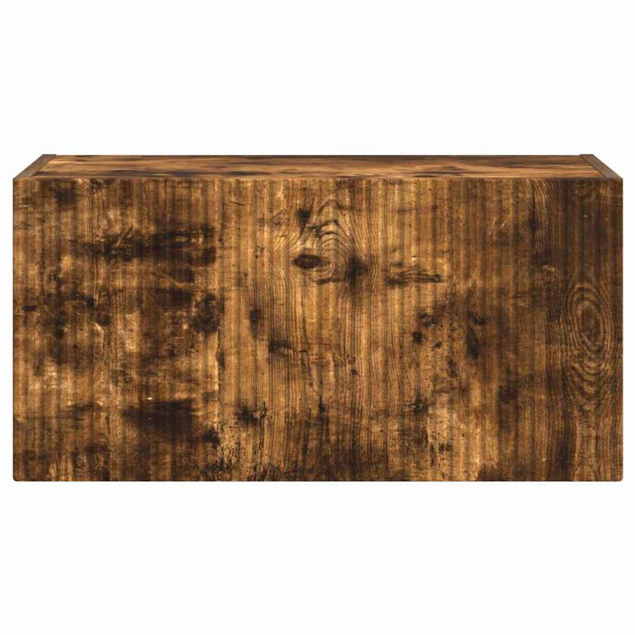 Dulap TV de perete Pe perete Stejar fumuriu 60 x 31 x 29,5 cm - WALTI WALTI