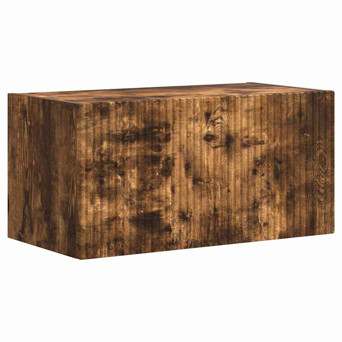 Dulap TV de perete 2 pcs Stejar fumuriu 60 x 31 x 29,5 cm - WALTI WALTI