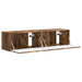 Dulap TV de perete 2 pcs Stejar fumuriu 60 x 31 x 29,5 cm - WALTI WALTI
