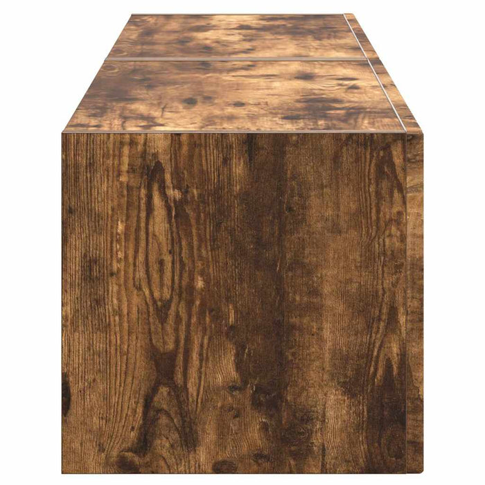 Dulap TV de perete 2 pcs Stejar fumuriu 60 x 31 x 29,5 cm - WALTI WALTI
