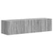 Dulap TV de perete Pe perete 2 pcs Gri Sonoma 60 x 31 x 29,5 cm - WALTI WALTI