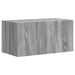 Dulap TV de perete Pe perete 2 pcs Gri Sonoma 60 x 31 x 29,5 cm - WALTI WALTI