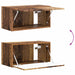 Dulap TV de perete Lemn Vechi 60 x 31 x 29,5 cm Lemn compozit - WALTI WALTI