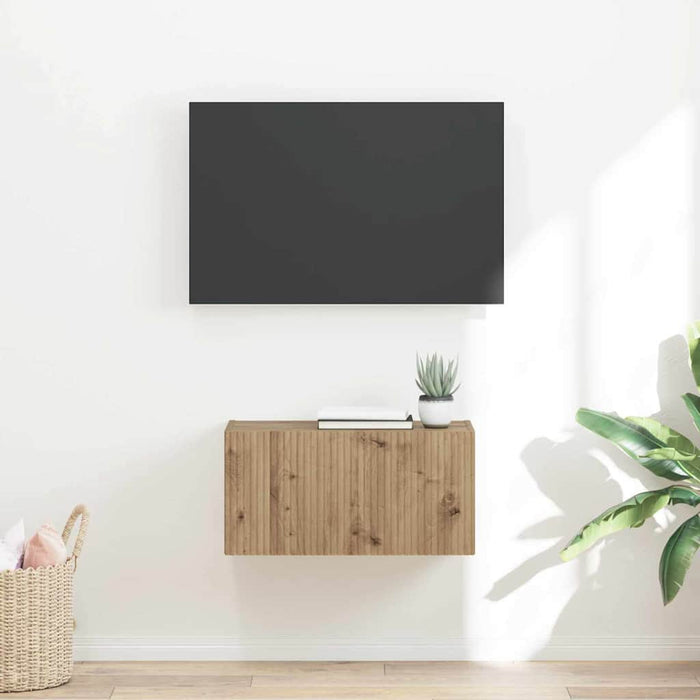 Dulap TV de perete Pe perete Stejar artizanal 60 x 31 x 29,5 cm WALTI
