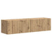 Dulap TV de perete 2 pcs Stejar artizanal 60 x 31 x 29,5 cm - WALTI WALTI