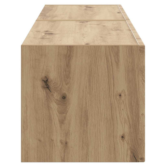 Dulap TV de perete 2 pcs Stejar artizanal 60 x 31 x 29,5 cm - WALTI WALTI