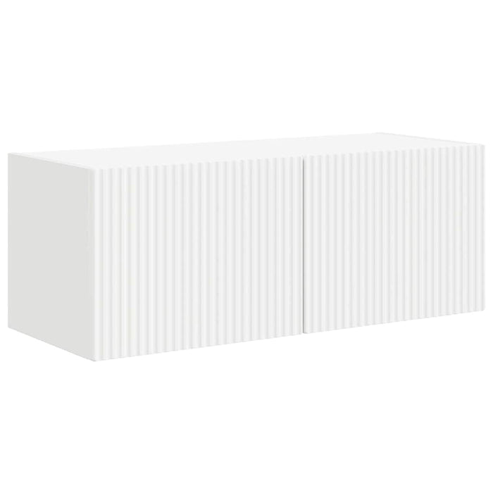 Dulap TV de perete Alb 78,5 x 31 x 29,5 cm Lemn compozit - WALTI WALTI