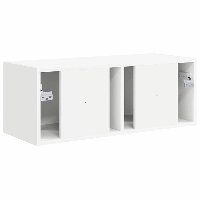 Dulap TV de perete Alb 78,5 x 31 x 29,5 cm Lemn compozit - WALTI WALTI